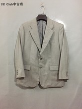 【原 价¥178】vintage  日本制古着Bruno通勤款暗色竖条纹西服