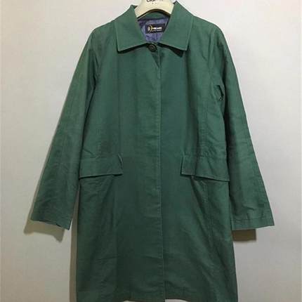 【原 价¥178】vintage  日本潮流古着Ray Be@ms隐藏单排扣风衣