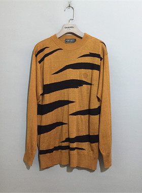 【原 价¥228】vintage  意大利古着VERS@CE JEANS COUTURE毛衣