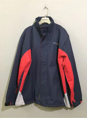 【原 价¥248】vintage 美国古着Columbi@立领防风拼色滑雪板夹克