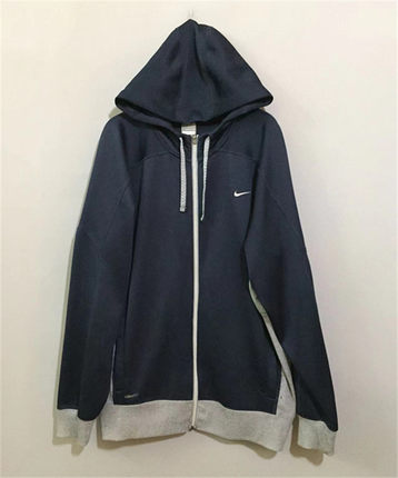 【原 价¥178】vintage 美国古着N1KE FIT DRY插肩袖连帽开衫夹克