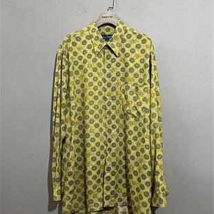 法国奢侈古着NINO vintage CERRUT1巴洛克丝绵衬衫 上新价198