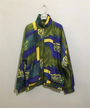 【原 价¥178】vintage 日本古着INSILK巴洛克印花蝙蝠袖真丝夹克