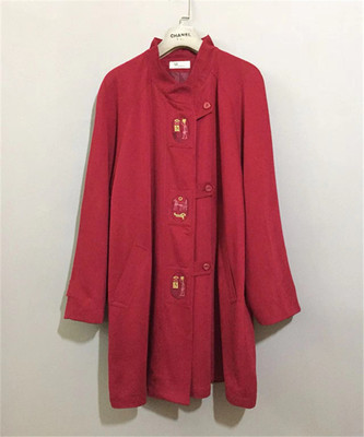 【原 价¥278】vintage 日本古着MONT FORET印第安绣标插肩袖风衣