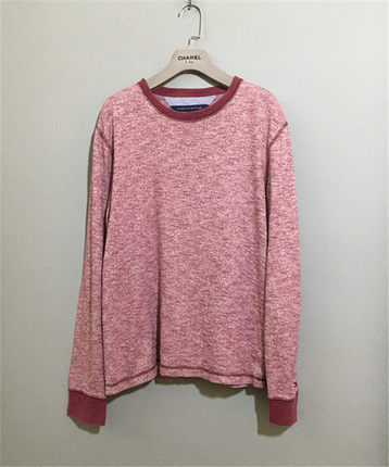 【原 价¥178】vintage  美国古着To*my Hilf1ger暗红色长袖体恤