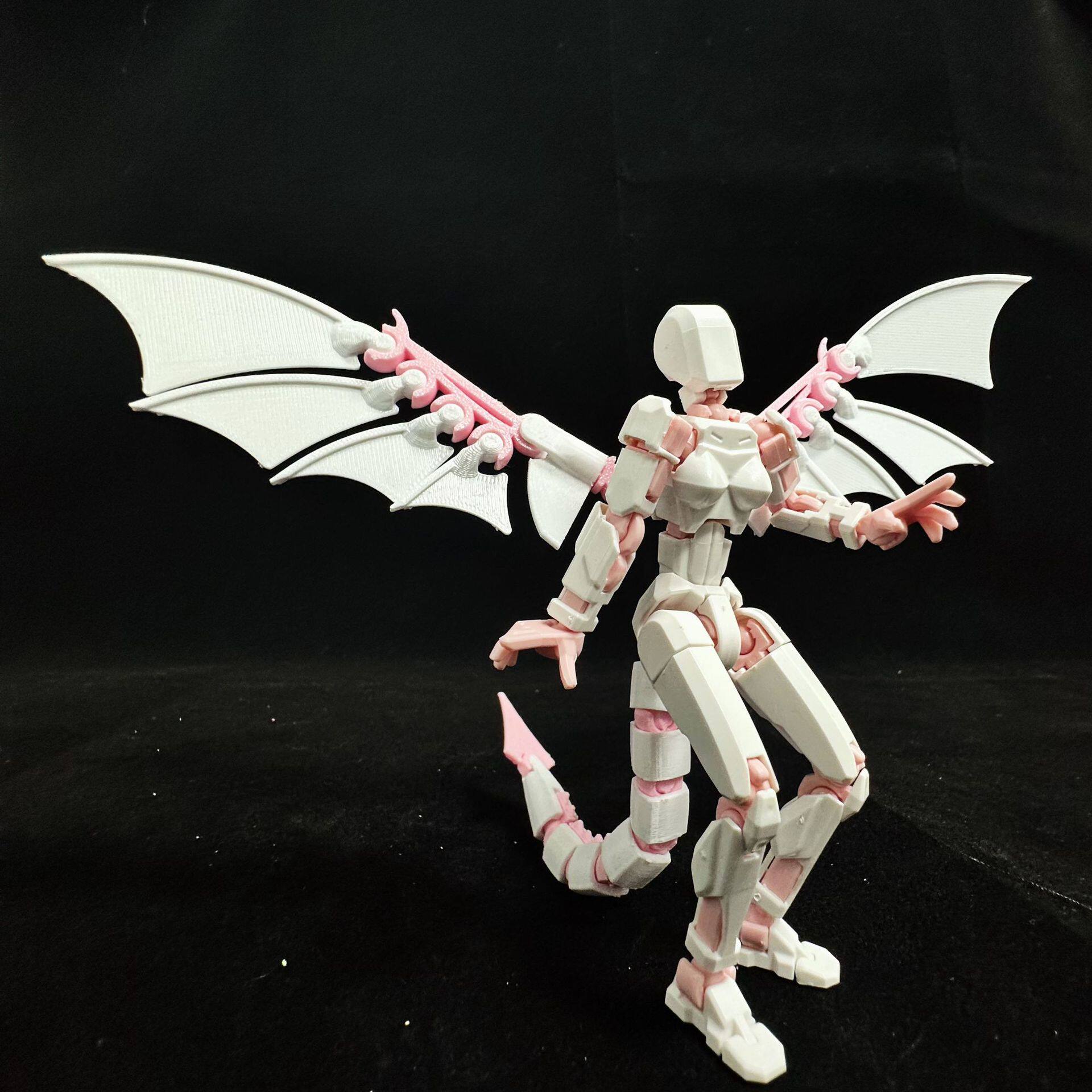 3D打印飞龙变异人多关节可动人偶