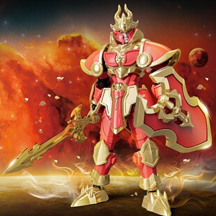 新款关节可动圣骑士机甲拼装人偶玩具diy手办模型男孩礼物摆件