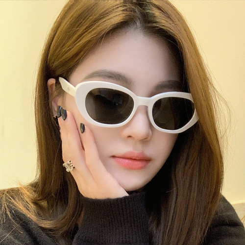 帕莎曾舜晞2024新品墨镜男女椭圆猫眼小框太阳镜可配近视PS3041