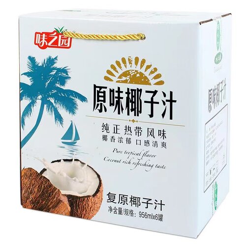味之园原味椰子汁956ml*6瓶