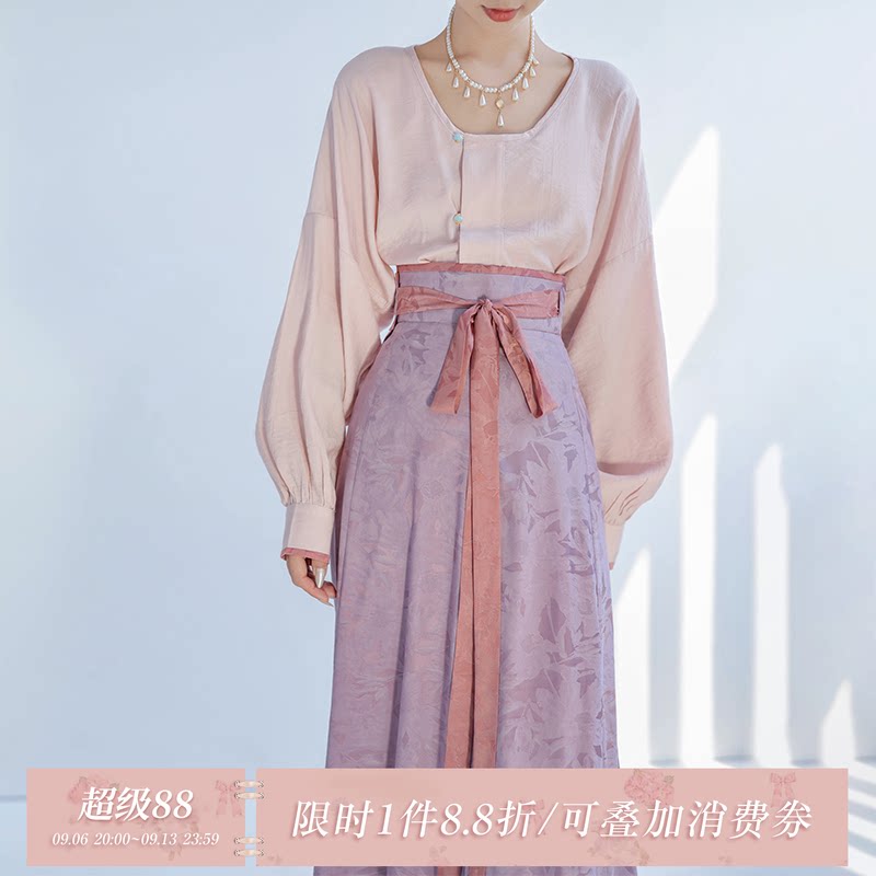 拟梦多色基础款百搭唐制汉服图片