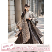 拟梦国风暖秋千鸟格长干寺外套宋制通勤日常改良汉服春秋汉元 素新