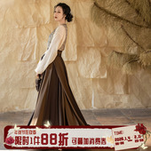 拟梦醉唐国风原创日常唐褙子通勤轻唐制汉服女秋圆领6米摆十破裙