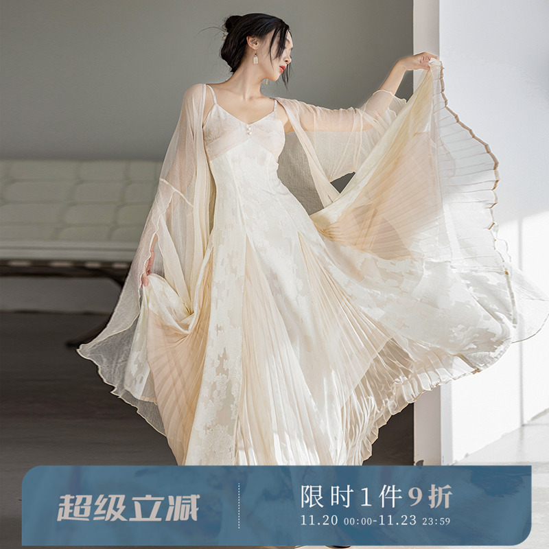 拟梦国风新中式连衣裙日常仙气