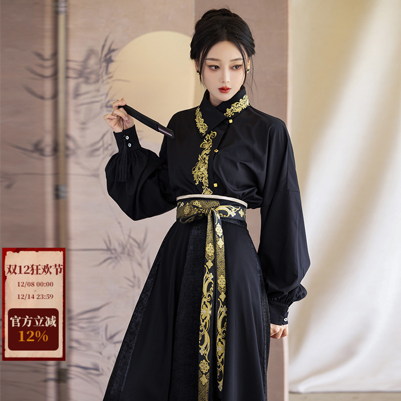 拟梦国风汉服新中式百搭帅气