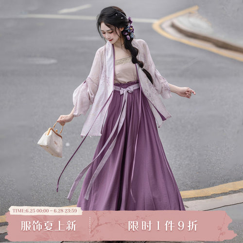 夏天超凉爽的原创国风日常汉服