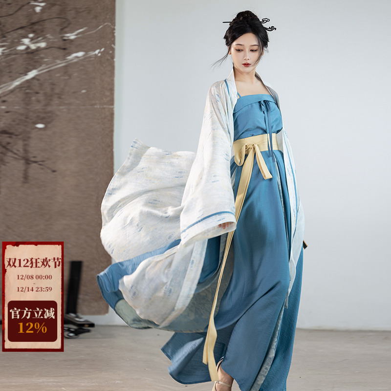 拟梦宋制日常汉服四破三裥裙