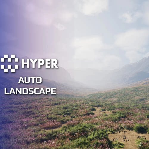 UE5.5自动地形材质Hyper Auto Landscape Material v4.02