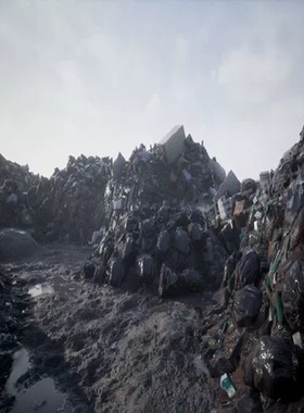 Heaps and Piles高度优化碎片轮胎废品垃圾堆UE5.1混乱模型资源