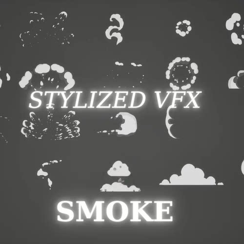 UE4UE5卡通风格化烟雾特效包Stylized VFX - Smoke 123456