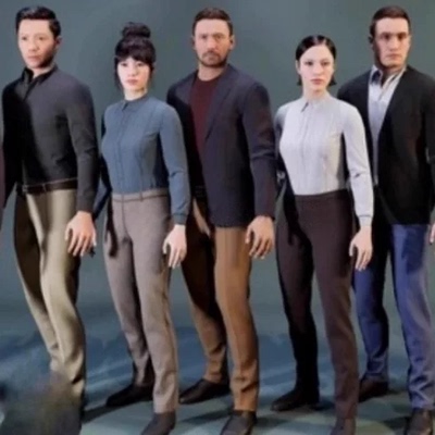 UE5虚幻5.2-5.6 Modular Formal Clothing Metahuman 现代服装