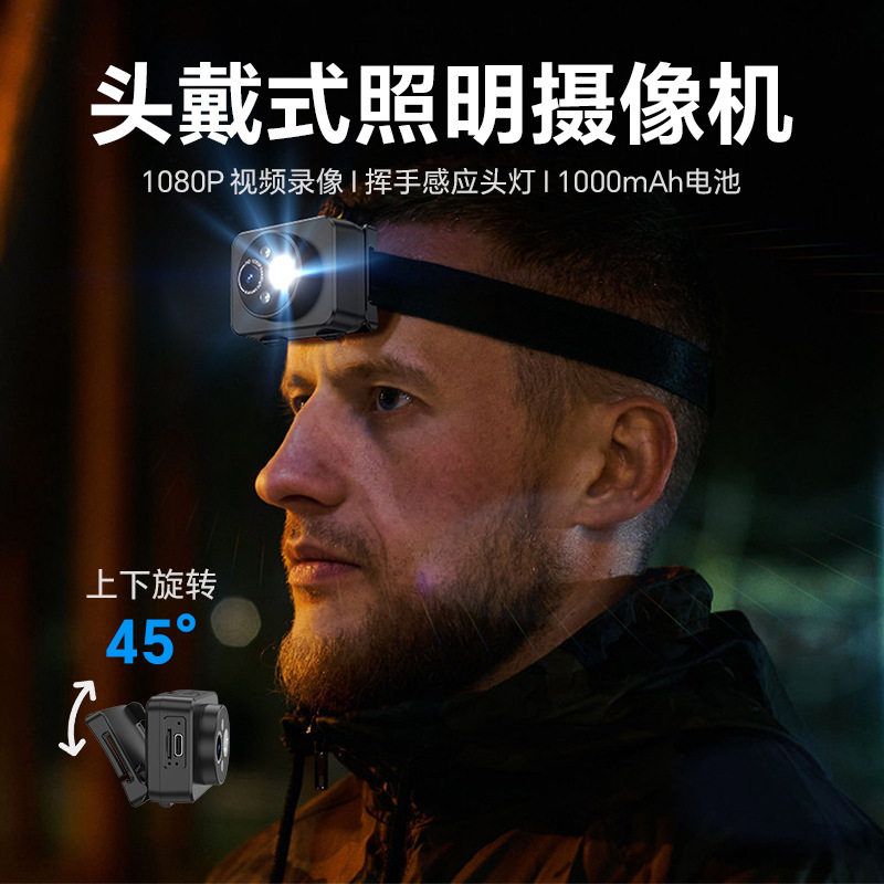 头戴式运动相机夜摄高清防抖
