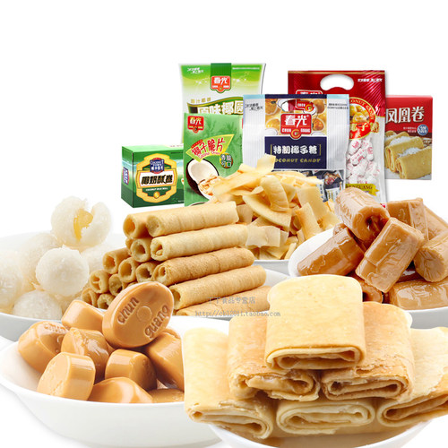 包邮海南特产春光椰子糖果零食