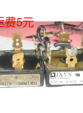 三相整流桥 36-16 36MT160  进口拆机件测量好 镀金