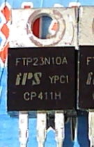 FTP23N10A 23n10 57A100V 进口拆机 大功率MOS场效应管 测好发货