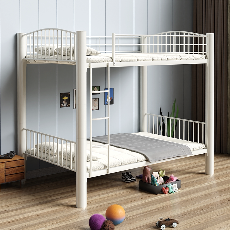 铁艺床上下铺1米5宽上下床双层床铁架床一米五宽的双人互不打扰床