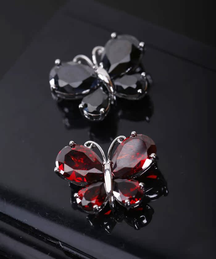 Broche femme en cristal naturel pierres semi-précieuses - Ref 1176302 Image 3