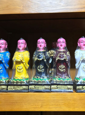 福慧佛具用品法器大殿佛堂绣品法会佛事焰口树脂五方童子