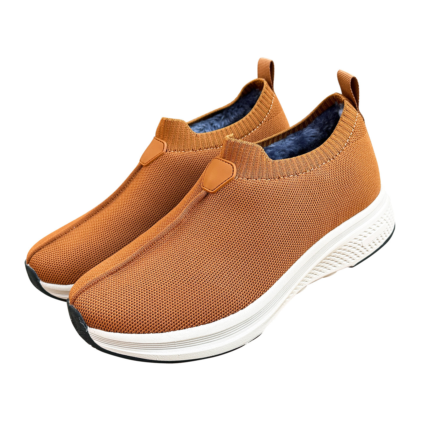 了尘僧鞋冬季和尚鞋男女保暖防滑软底飞织布鞋毛单鞋禅修鞋二棉鞋