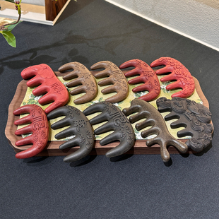 佛具用品何首乌按摩梳子发梳天然合香梳中药梳养发梳草药梳爆款