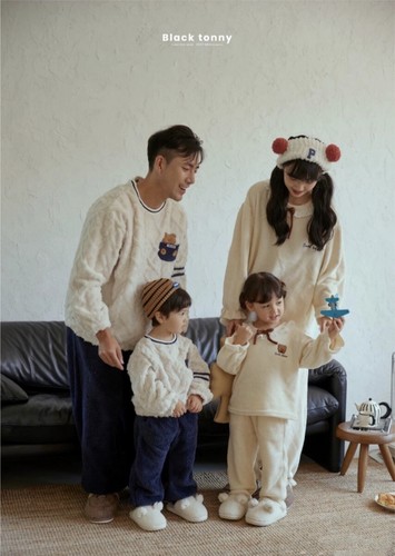 小H黑托昵冬款家居服套装 加厚加棉睡衣套装