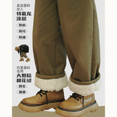 保暖加绒加厚休闲工装 三防冲锋裤 棉裤 STILLYOU冬季 女宽松百搭长款