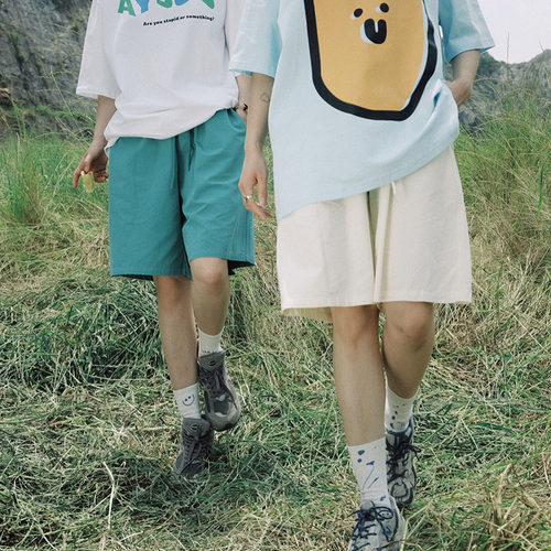 STILLYOU百搭柔软纯色短裤