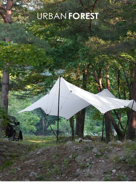 URBAN FOREST 韩国UF多角天幕涂硅2025款 白色 I 官方总代直营