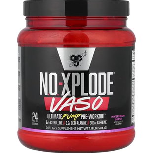 美国原装BSN,N.O.-Xplode®传奇锻炼前补剂氮泵健身增肌非蛋白粉