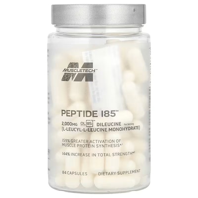 美国原装MuscleTech麦斯泰克Peptide185支链84粒L-亮氨酸水合物