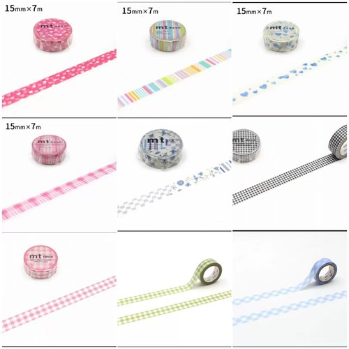 胶带分装mt基础款和纸胶带装饰
