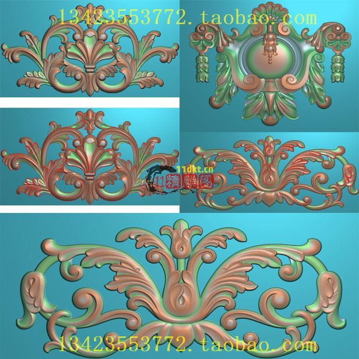 W欧式新款石雕浮雕精雕图门花别墅外墙贴花长洋花雕刻图建材