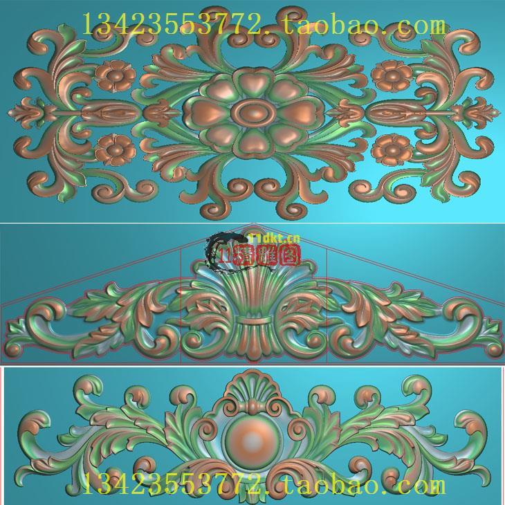 W建材欧式新款石雕浮雕精雕图门花别墅外墙贴花长洋花雕刻图_