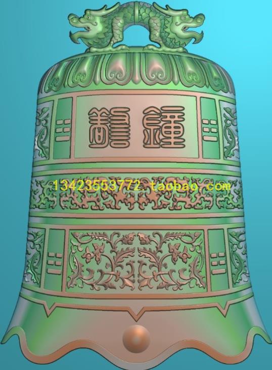 E 精雕图警钟长鸣草龙木雕图石雕图带线条09
