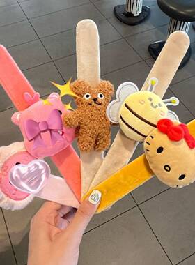 圣诞儿童平安夜礼品小孩啪啪手环拍拍圈精品饰品老人麋鹿圣诞树