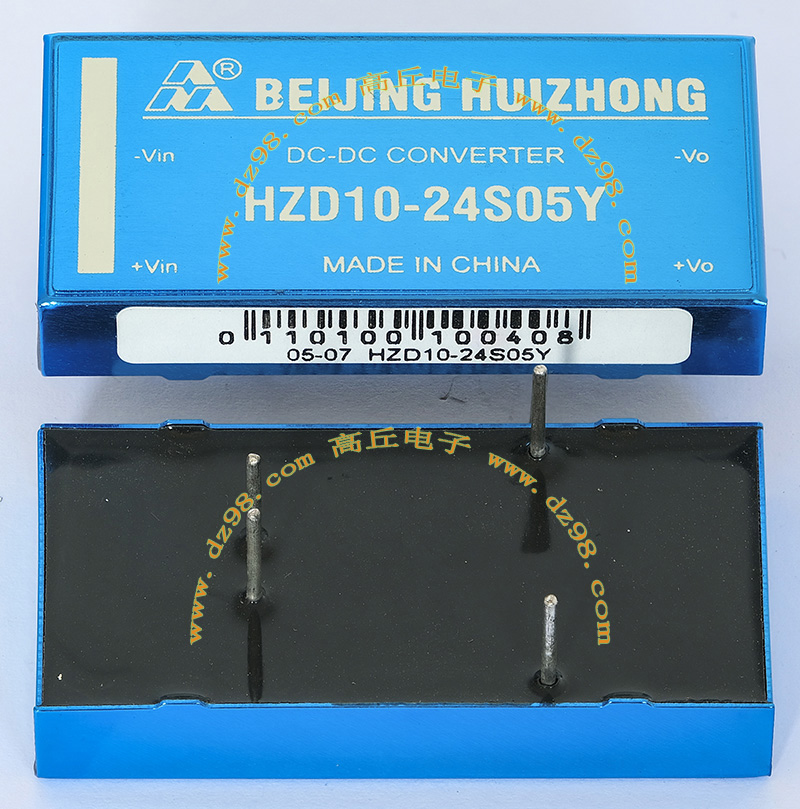 HZD10-24S05Y 18-36V转5V 2A 10W 电源模块 HUIZHONG