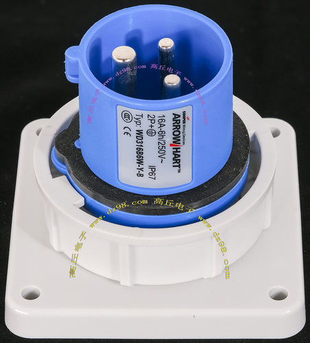 COOPER WD316B6W-X-B 16A-6h/250V 2P+地 IP67 防水 3线 242 243