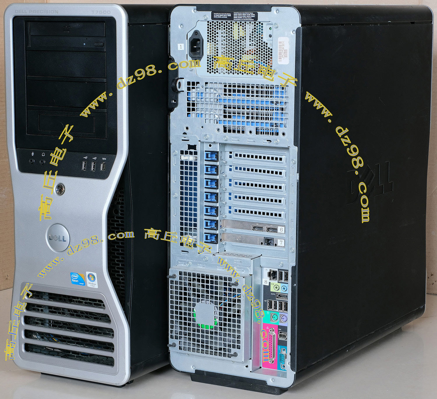 DELL戴尔 T7500 图形 工作站 XEON W5590 3.33G 单CPU DP口图形卡