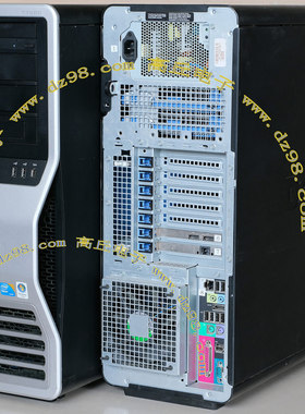 DELL戴尔 T7500 图形 工作站 XEON W5590 3.33G 单CPU DP口图形卡