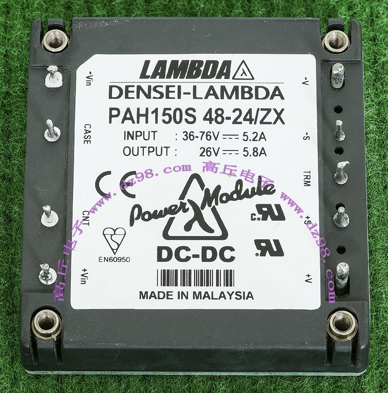 LAMBDA PAH150S48-24/ZX 48V转26V 5.8A 150W 电源模块 议价销售
