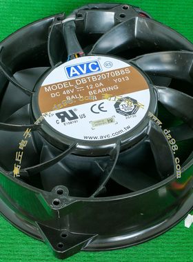 AVC DBTB2070B8S 48V 12A 200MM 巨功率 滚珠轴承风扇